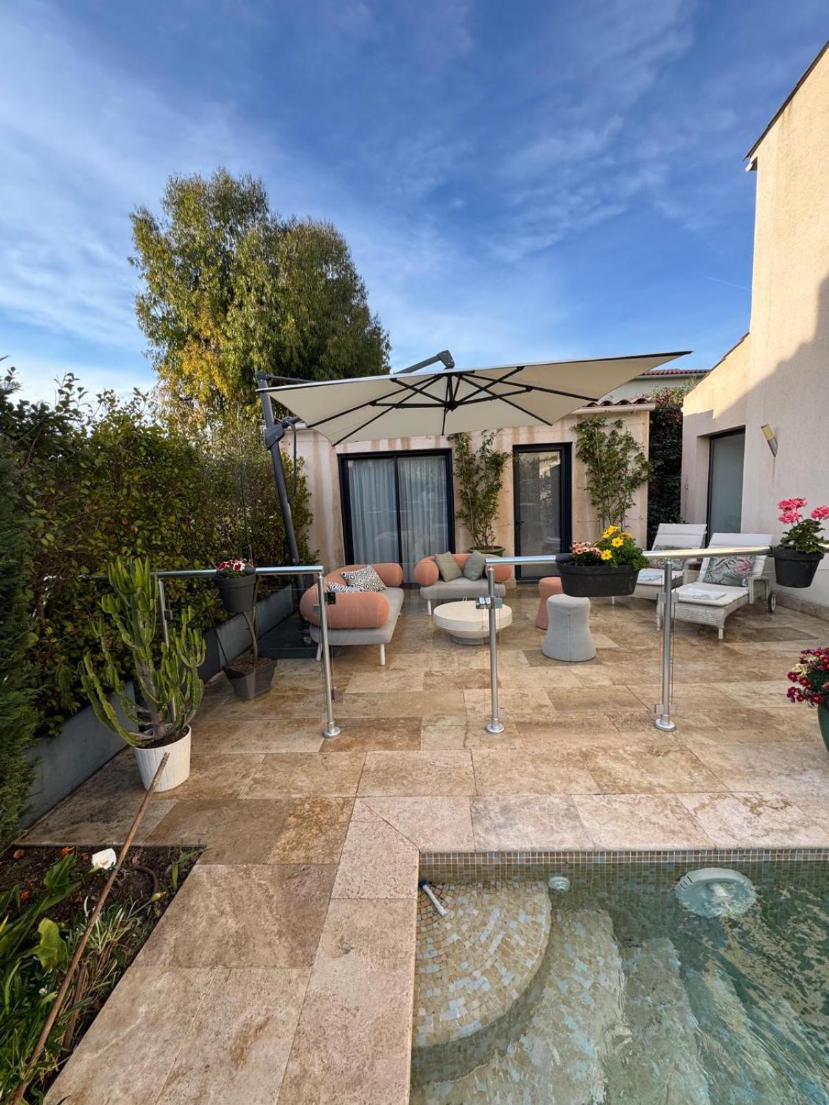 Villa Elimia Piscine Privee & Chauffee Privatunterkunft Antibes
